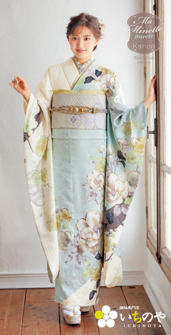 藤田ニコル 新作ハッピーカラーふりそで №430(クラシック・レッド